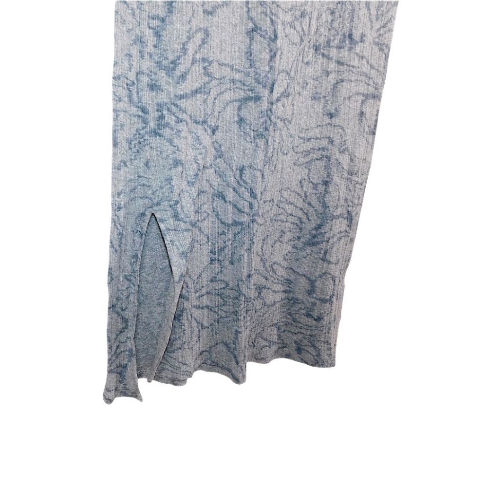 Skin Lounge Dress Blue Floral Pattern Size 2 Made in Peru - Picture 7 of 10